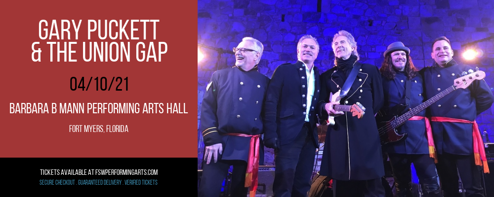 Gary Puckett & The Union Gap at Barbara B Mann Performing Arts Hall