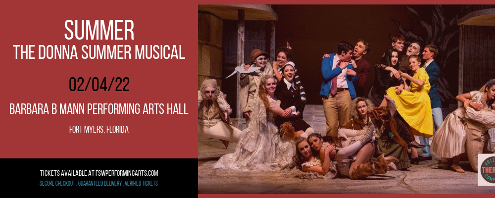 Summer - The Donna Summer Musical at Barbara B Mann Performing Arts Hall tickets Summer - The Donna Summer Musical at Barbara B Mann Performing Arts Hall