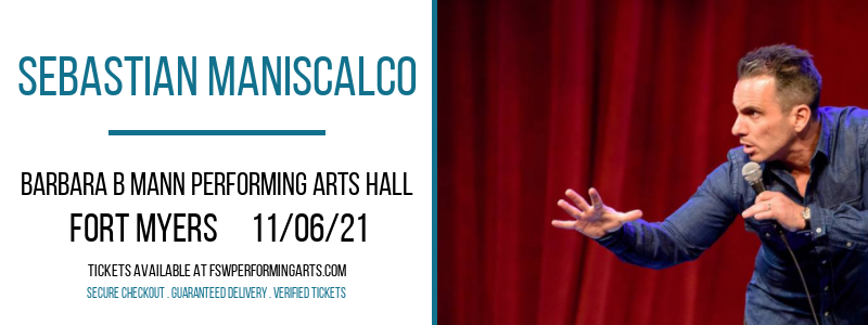 Sebastian Maniscalco at Barbara B Mann Performing Arts Hall