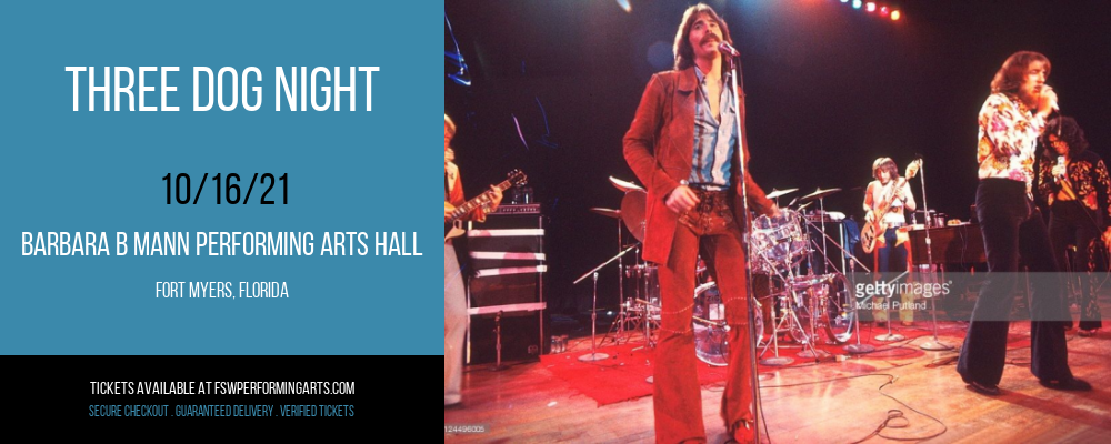 Three Dog Night at Barbara B Mann Performing Arts Hall