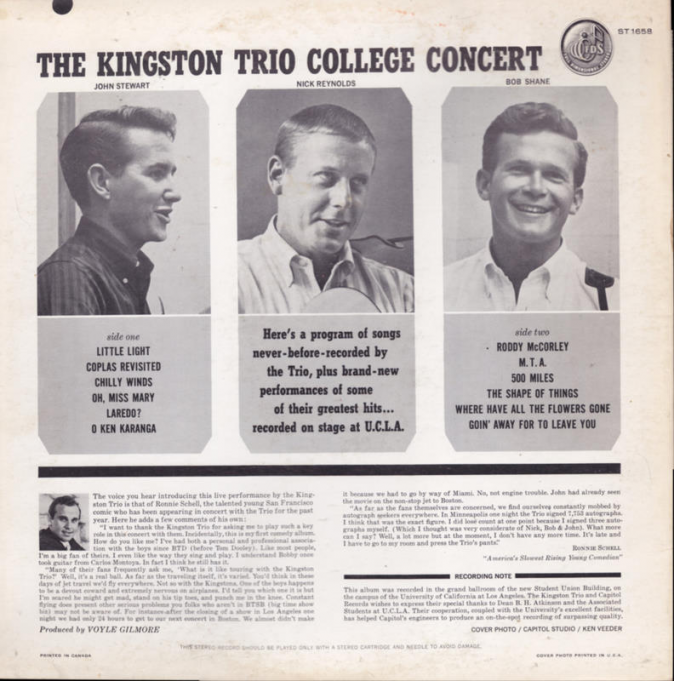 Kingston Trio at Barbara B Mann Performing Arts Hall