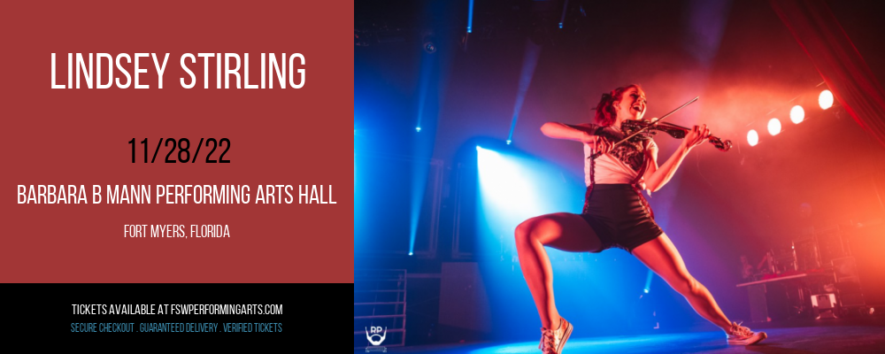 Lindsey Stirling at Barbara B Mann Performing Arts Hall tickets Lindsey Stirling at Barbara B Mann Performing Arts Hall