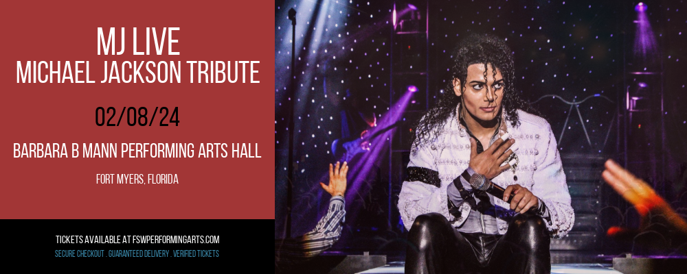 MJ Live - Michael Jackson Tribute at Barbara B Mann Performing Arts Hall