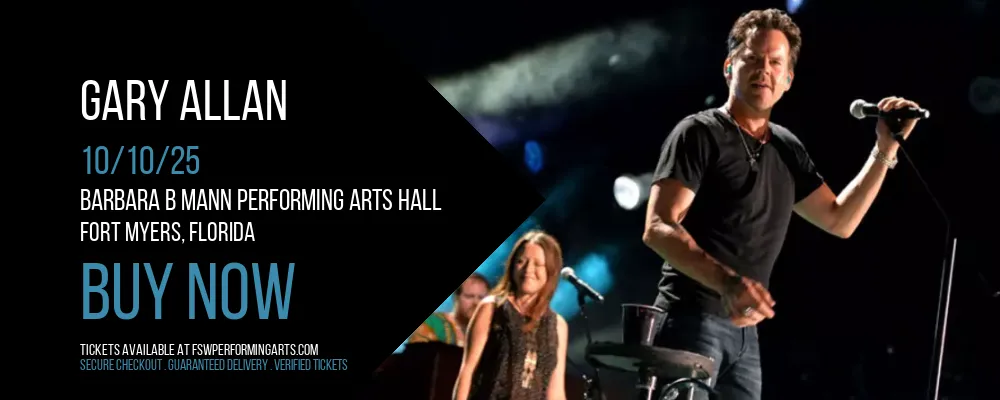 Gary Allan at Barbara B Mann Performing Arts Hall