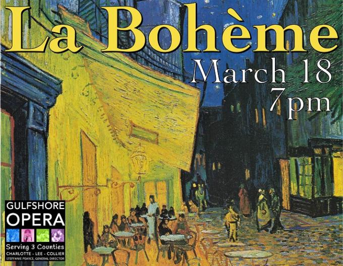 Gulfshore Opera: La Boheme at Barbara B Mann Performing Arts Hall