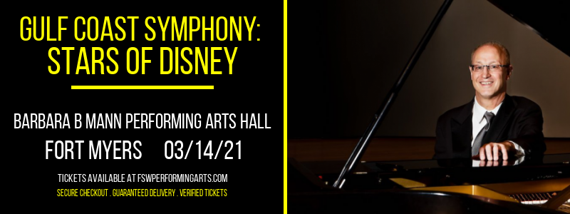 Gulf Coast Symphony: Stars of Disney at Barbara B Mann Performing Arts Hall tickets Gulf Coast Symphony: Stars of Disney at Barbara B Mann Performing Arts Hall