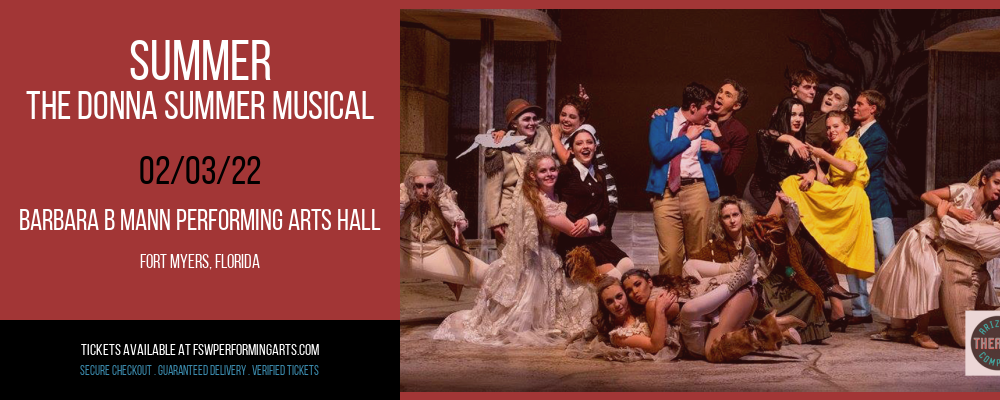 Summer - The Donna Summer Musical at Barbara B Mann Performing Arts Hall tickets Summer - The Donna Summer Musical at Barbara B Mann Performing Arts Hall