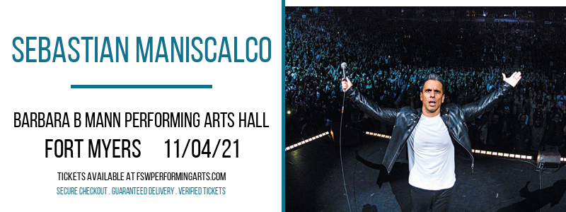 Sebastian Maniscalco at Barbara B Mann Performing Arts Hall tickets Sebastian Maniscalco at Barbara B Mann Performing Arts Hall