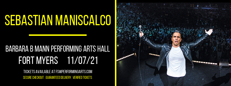 Sebastian Maniscalco at Barbara B Mann Performing Arts Hall tickets Sebastian Maniscalco at Barbara B Mann Performing Arts Hall