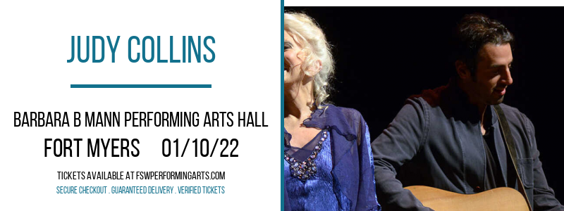 Judy Collins at Barbara B Mann Performing Arts Hall tickets Judy Collins at Barbara B Mann Performing Arts Hall