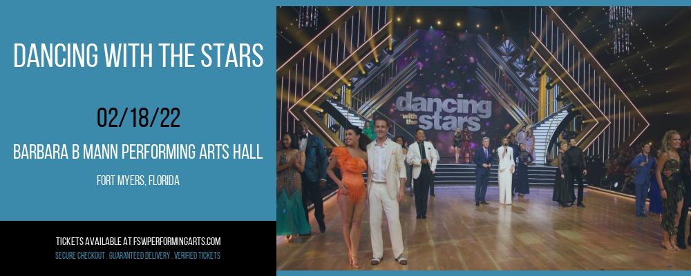 Dancing With The Stars at Barbara B Mann Performing Arts Hall tickets Dancing With The Stars at Barbara B Mann Performing Arts Hall