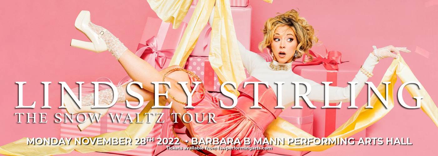 Lindsey Stirling: Snow Waltz Tour at Barbara B Mann Performing Arts Hall tickets Lindsey Stirling: Snow Waltz Tour at Barbara B Mann Performing Arts Hall