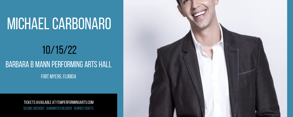 Michael Carbonaro at Barbara B Mann Performing Arts Hall tickets Michael Carbonaro at Barbara B Mann Performing Arts Hall