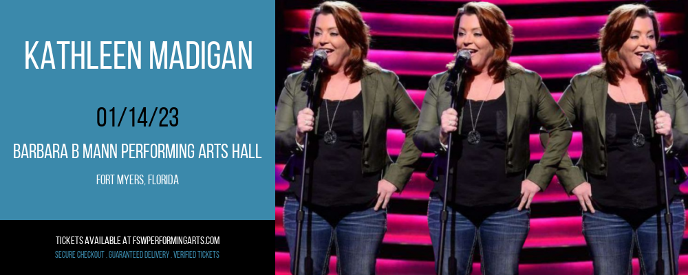Kathleen Madigan at Barbara B Mann Performing Arts Hall tickets Kathleen Madigan at Barbara B Mann Performing Arts Hall