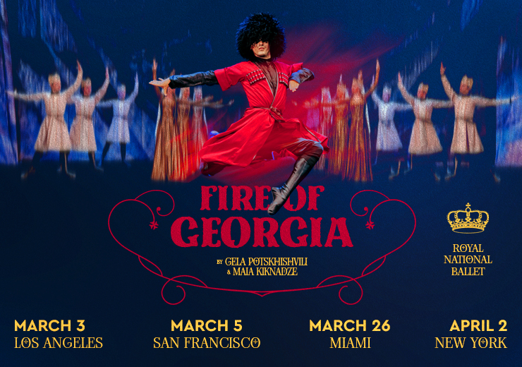 The Royal National Ballet: Fire of Georgia at Barbara B Mann Performing Arts Hall