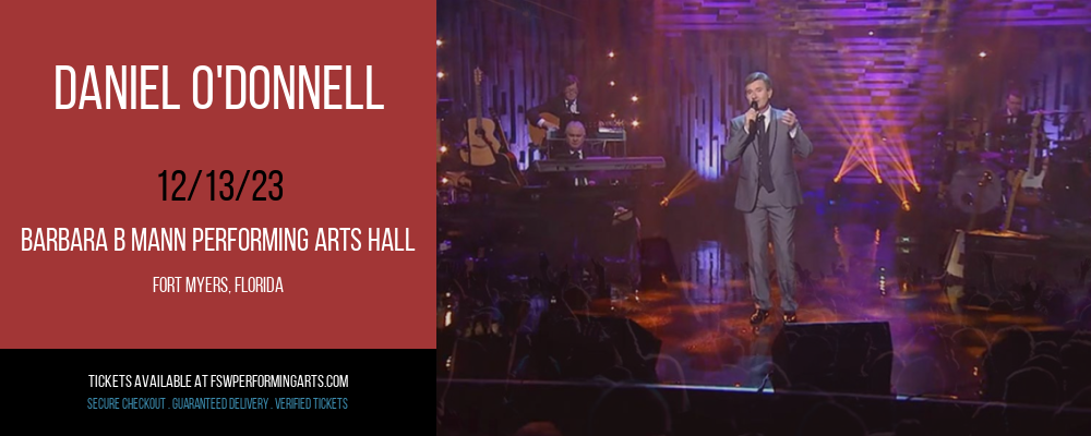 Daniel O'Donnell at Barbara B Mann Performing Arts Hall