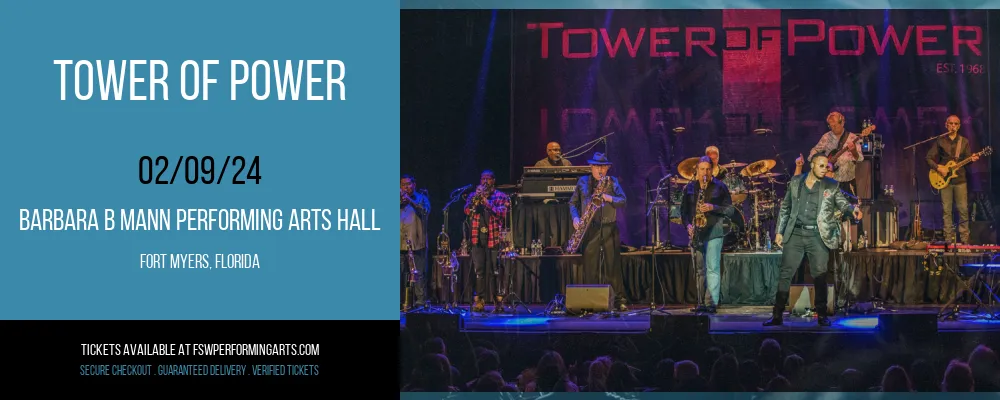 Tower of Power at Barbara B Mann Performing Arts Hall