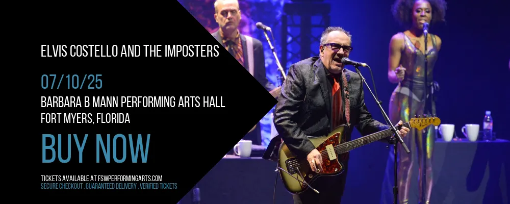 Elvis Costello and The Imposters at Barbara B Mann Performing Arts Hall