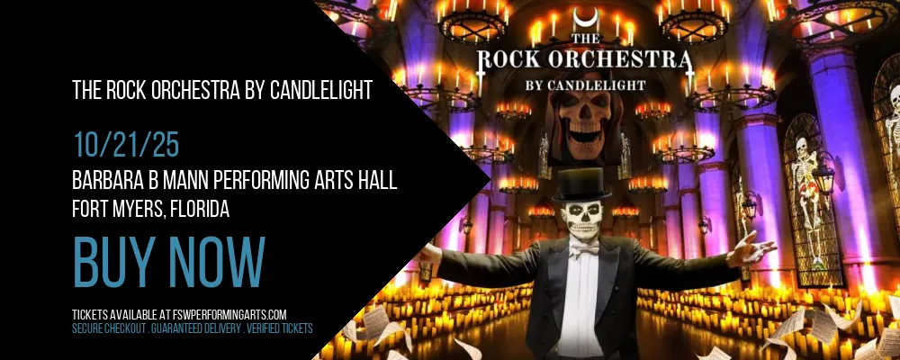 The Rock Orchestra By Candlelight at Barbara B Mann Performing Arts Hall