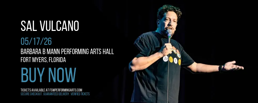 Sal Vulcano at Barbara B Mann Performing Arts Hall