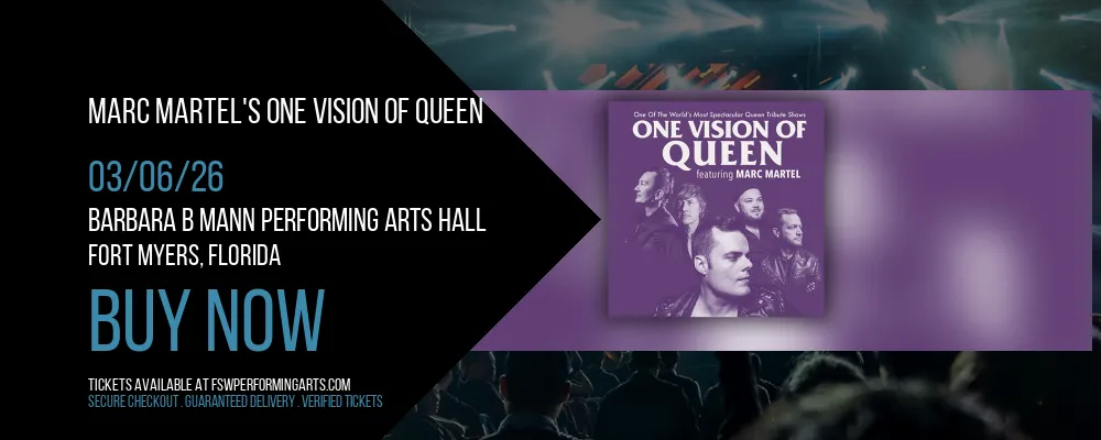Marc Martel's One Vision of Queen at Barbara B Mann Performing Arts Hall