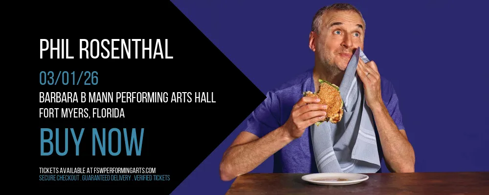 Phil Rosenthal at Barbara B Mann Performing Arts Hall